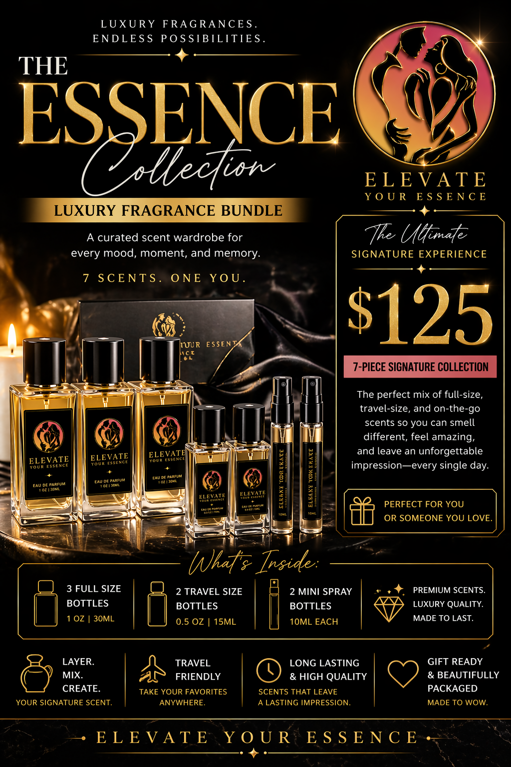 The Essence Collection – 7-Piece Luxury Bundle